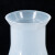 疆迎 塑料三角烧瓶 PP喇叭口 带刻度锥形瓶 平底烧杯瓶 50ml（5个装）