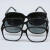 868平光电焊护目镜透明防护眼镜防尘防飞溅工业劳保打磨玻璃镜片 868灰色 20付
