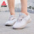 【舒跃】匹克女鞋跑步鞋秋季新款网面透气休闲鞋子软底女士运动跑鞋DH230198 大白 35