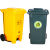 庄太太 【100L垃圾桶】加厚医疗垃圾桶医黄色回收筒医疗利器盒医疗废物收纳桶箱