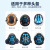 Enkidu 头盔内衬垫防压头发通风透气减少异味可清洗均码适用所有头盔 黑色