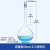 DEDH  特优级透明棕色玻璃塞容量瓶 A级可过检高硼硅玻璃容量瓶 透明2000ml（1个）