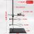 铁架台 大号铁架台实验室高40/60/100cm厘米1米多功能加厚国标全 大号夹