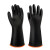 安美尚（ams）A539黑色耐酸碱手套加厚橡胶工业手套防油防化耐腐蚀10副HZDT定做