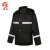 者也 反光雨衣套装1套 黑色环保PU防水涂层执勤可定制logo M码014