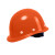 曼德锐安全帽工地男国标abs加厚透气夏施工玻璃钢头盔领导工程定制印字 豪华玻璃钢款（橙色）（按钮）