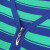 唯唯（WEWE）2023夏季新款短袖V领小外套条纹时尚短款上衣 蓝色 S(160)