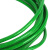 大棚牵引水果架防虫网防风防晒包塑钢丝绳细软晒衣绳工程胶皮钢丝绳包胶绿钢丝绳 直径2mm(100米)