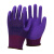 2303发泡手套劳保浸胶耐磨防滑透气塑胶带胶皮工作劳动工地男 爱戴2303紫色发泡6双 L
