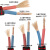 德威狮定制户外软线防冻防水电源线 国标电线电缆线护套线 黑色国标二芯4平方15米送全套