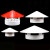 德银 管件多用实用屋顶塑料PVC防雨帽透气帽通气帽管帽通风口 200防雨帽一体成型