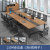 简约会议桌椅组合大小型多人洽谈长条桌子作台办公室会议室 .0m会议桌(含6把椅子)