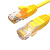 讯浦 六类网线 网络跳线 无氧铜线芯 非屏蔽 线缆 黄色5米