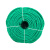 鸣固 尼龙绳 塑料绳耐磨物流绳户外手工编织货车捆绑绳绿色绳子10mm（50米/捆）