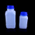 荣码 实验室HDPE加厚化学试剂瓶蓝盖方瓶农药瓶取样塑料瓶 塑料方瓶防盗盖样品瓶 1000ml