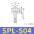 惠利得小头机械手真空吸盘硅胶吸嘴气动配件吸盘工业单双三层SPDPMP SPL-S04