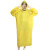 希万辉 加厚成人雨衣粉带束口加厚一次性雨裤雨衣套装长款透明便携 加厚成人雨衣黄套头款 均码