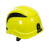 代尔塔102202-BLPP绝缘安全帽(顶) 黄色 1箱/10个