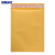 海斯迪克 HKW-136 气泡信封袋 黄色牛皮纸气泡袋 25*30+封口4cm 250个