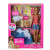 芭比娃娃套装大礼盒玩具 Barbie女孩儿童公主 宠物沐浴组合GDJ37