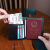 奢顿（SHRRADOO） 旅行护照夹套保护套passport case便携式机票夹收纳包证件套 咖啡色