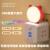 智能台灯人工智能语音小夜灯USB声控感应卧室床头睡眠led创意氛 萌猫款1个语音控制/七色变换/即