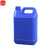 谋福1032 塑料方桶形酒桶包装桶壶扁桶密封桶加厚油桶（5L 蓝色）