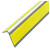 京速 直角pvc楼梯防滑条  台阶包边 黄色灰底(5cm*2.5cm*1m)  单位：根