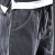富铤 FORTEI 牛仔裤男新款修身时尚潮流休闲大运动系带青年工装裤子男装 1961灰色 32