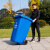 庄太太 【100L蓝色可回收物】上海干湿分类分离加厚塑料环卫垃圾桶垃圾桶市政塑料垃圾桶
