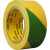 黄绿双色pvc警示胶带贴扁铁接地标识24cm厘米贴纸地面标线警戒线 宽120mm*33米/卷