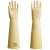 三蝶橡胶工业手套耐酸碱防腐蚀加厚加长耐磨劳保乳胶化工防水实验室 A型（厚款） L码-31厘米