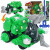 庄臣反斗战车玩具儿童模块组装玩具车对战套装 刺甲犀8706