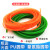 红/绿色可接驳PU聚氨酯圆皮带圆带圆形粗面O型粘接工业环形传动带 【粗面】绿色2mm*5米 其他