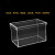 青芯微高透明亚克力盒子模型展示盒箱子防尘罩子有机玻璃板鱼缸定制加工 300*300*300毫米 带盖子