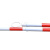 稳斯坦（Winstable）LBS806 pvc警示杆 伸缩连接杆 橡胶路锥 雪糕筒 警示塑料路障  固定2米杆 红白