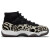 耐克NIKE男女通款篮球鞋乔11AIR JORDAN春夏运动鞋AR0715-010黑色36.5