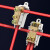 T型线夹大功率免断线分线器 导线分流器快速接头16平三通接线端子 TXF116黄铜