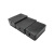 USB塑料电源外壳黑色自扣式分线盒 小接线盒线卡盒 电子仪表壳体 L-425黑色-两头都是圆孔 外径52