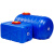 尚留鑫 塑料水箱长方形卧式加厚储水桶车载带盖塑料桶 蓝色150斤