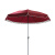 劳博士 LABORS LBS846 应急用大雨伞 遮阳伞 户外商用摆摊圆伞 沙滩伞广告伞 3米双层红(有伞套)