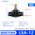 YFGPH 蓝色气动气管节流阀LSA-12插直径12mm管快插快速接头管道节流阀流量可调节阀门