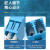 海奈 LC-LC双工蓝色 光纤耦合器适配器法兰盘 光纤跳线延长对接头陶瓷A级 工程电信级 KL-1S12-YT（10个装）