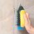 庄太太 浴室墙角缝隙无死角地板刷硬毛三角清洁刷子 绿色1个装ZTT0197