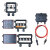 旺林 光伏电池板组件4平方延长电线MC4(1000V/30A）连接线直流电线电缆带插头接头6平方红黑各5米共10米