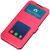 金铭品 小米红米K20 pro手机壳翻盖6.39英寸Redmi手机套防摔全包软壳保护套开窗皮套 玫红配钢化膜 红米K20pro/k20