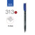 工业记号笔 施德楼工业标记笔油性快干防水胶片菲林投影 313S油性0.4mm蓝色