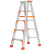 定制工程款人字梯加厚铝合金装修梯子户外广告安装2米折叠梯凳科威顿 工程款2.0米