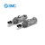 SMC CLK2G/CLK2P 系列 带杆夹紧气缸 带耐强磁场磁性开关 拉杆安装型 CLK2GB63-75YA-B-XC87