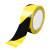 RFSZ 黑黄PVC警示胶带 地标线斑马线胶带定位 安全警戒线隔离带 48mm宽*33米